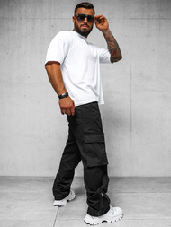 Pánské Kalhoty Černé OZONEE O/G3016Z