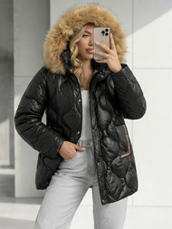 Dámská Bunda Černá OZONEE O/5M3226/392Z