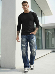 Pánské Džíny Modré OZONEE O/KK2885Z