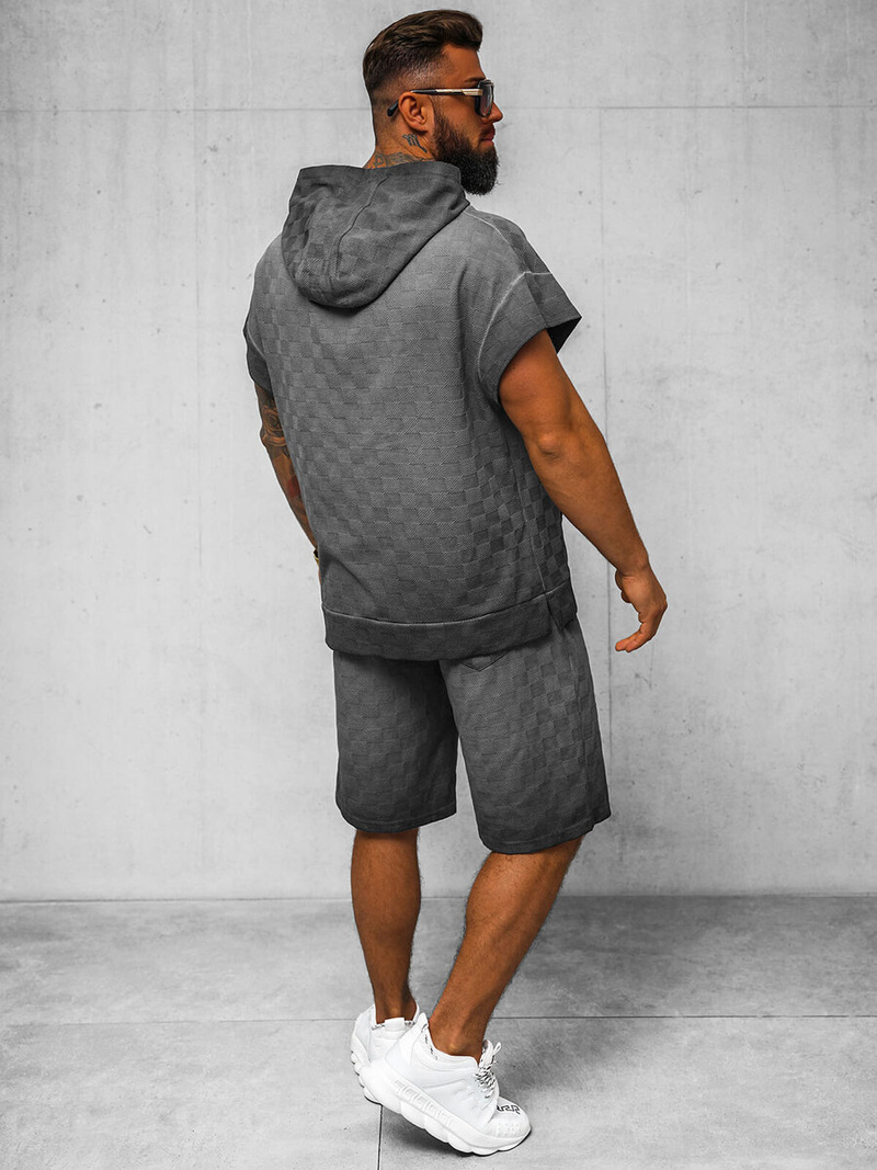 Pánská Tepláková Souprava Černá OZONEE O/3C113/9