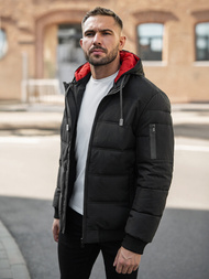 Pánská Bunda Černá OZONEE JS/31M5003Z