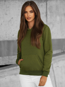 Dámská Mikina Khaki OZONEE JS/W02Z
