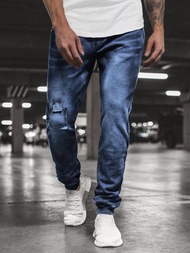 Pánské Kalhoty Jogger Modré OZONEE JS/KK1062