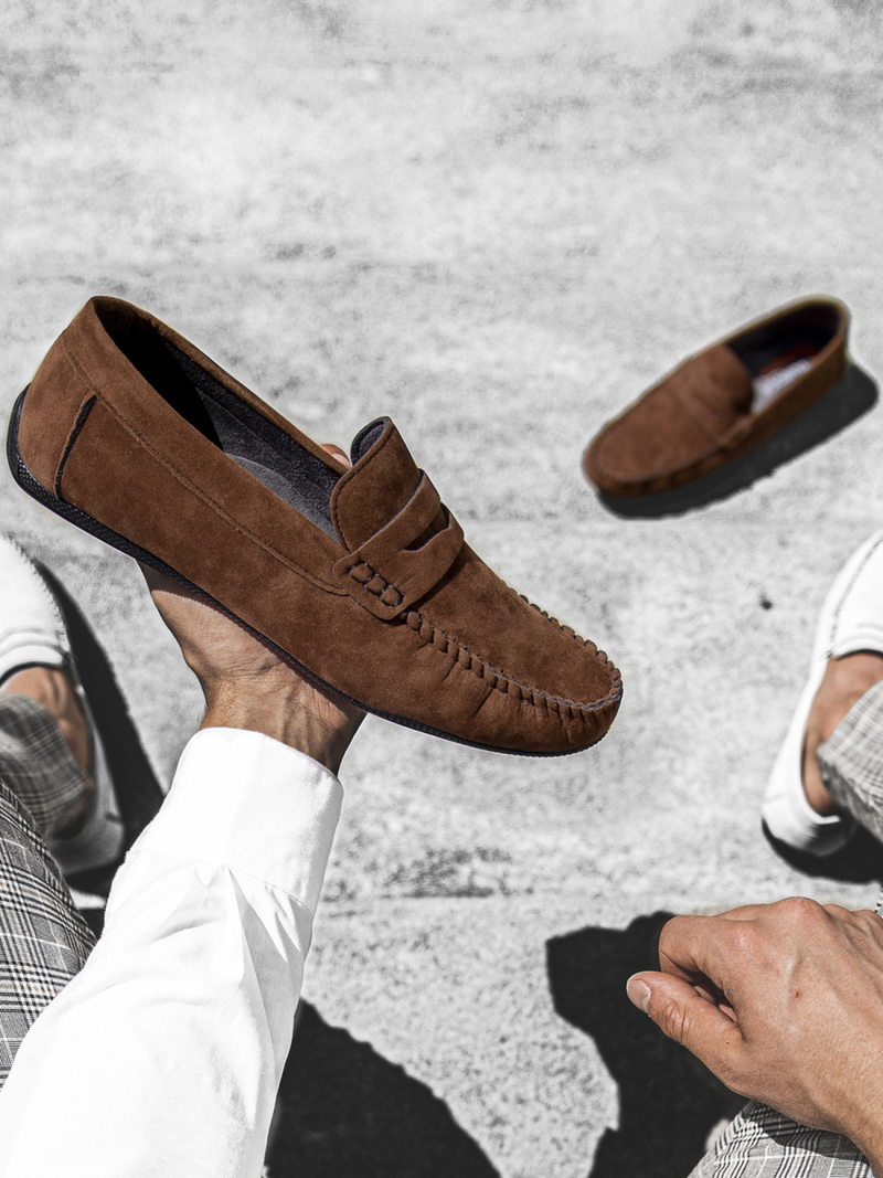 Pánské Boty Slip-On Hnědé T/125