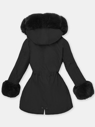 Dámská Zimní Bunda Černá OZONEE JS/16M9062/392