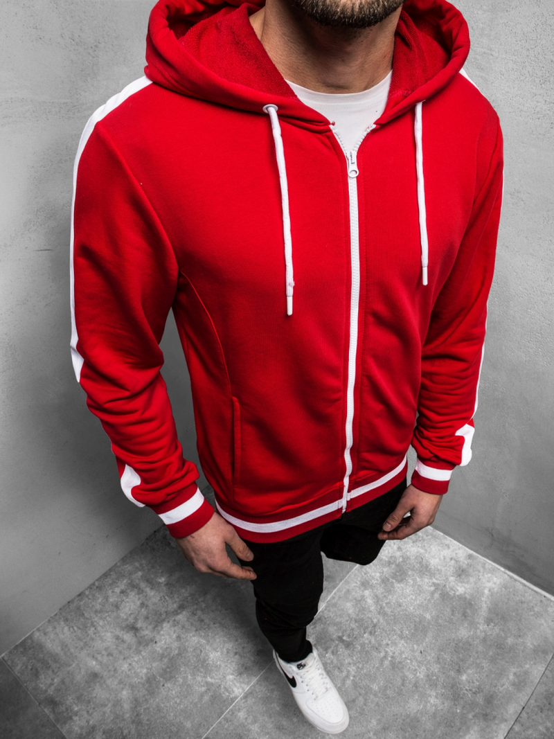 Pánská Mikina Červené OZONEE A/1009Z