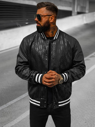 Pánská Bunda Černá OZONEE O/3A172Z