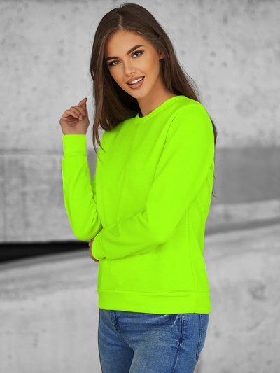 Dámská Mikina Zelená neon OZONEE JS/W01Z