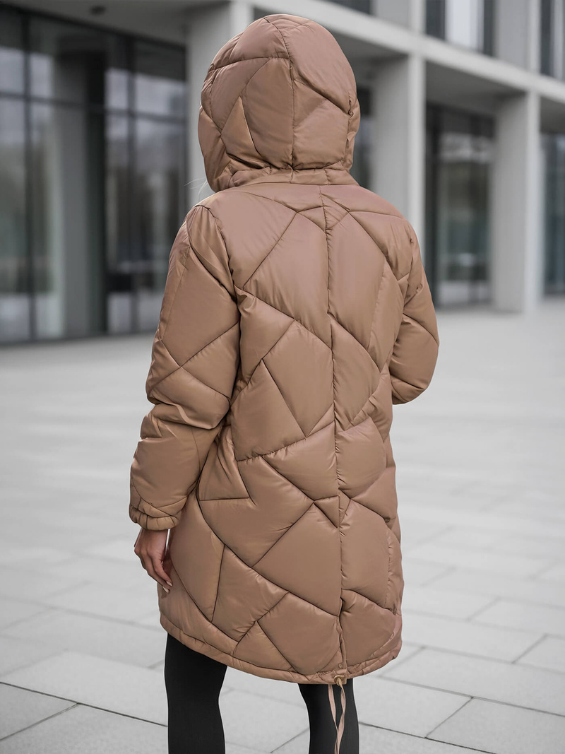 Dámská Bunda Camelová OZONEE JS/5M3189/84Z