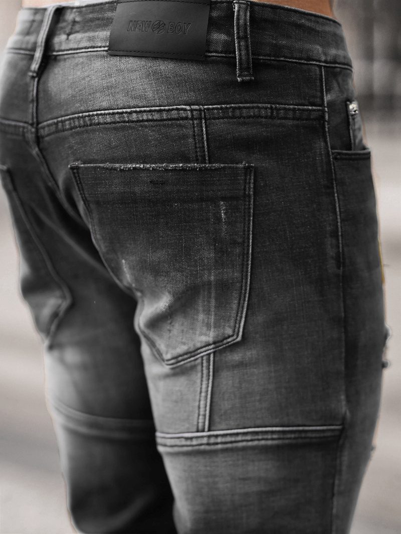 Pánské Džíny Černé OZONEE NB/MP0047NZ