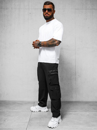 Pánské Kalhoty Černé OZONEE O/PS5527