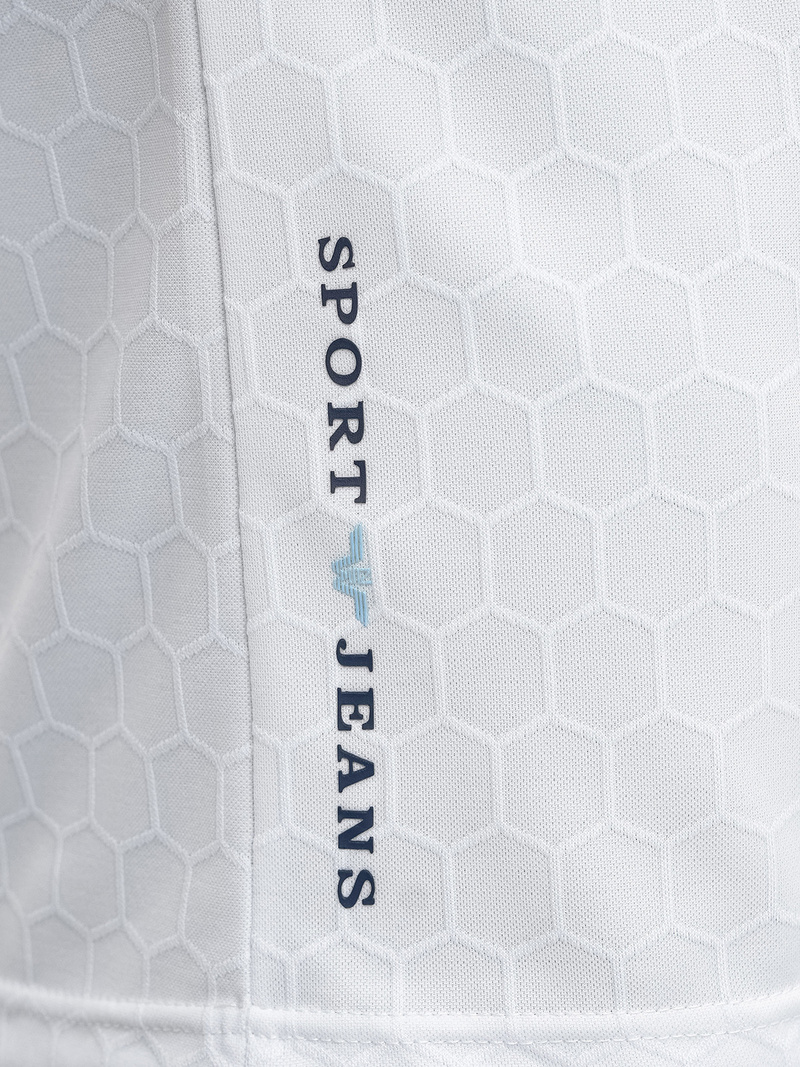 Pánské Polo Tričko Bílá OZONEE O/QQ922