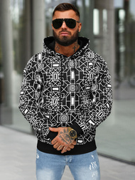 Pánská Mikina Černá OZONEE JS/8B1236/3