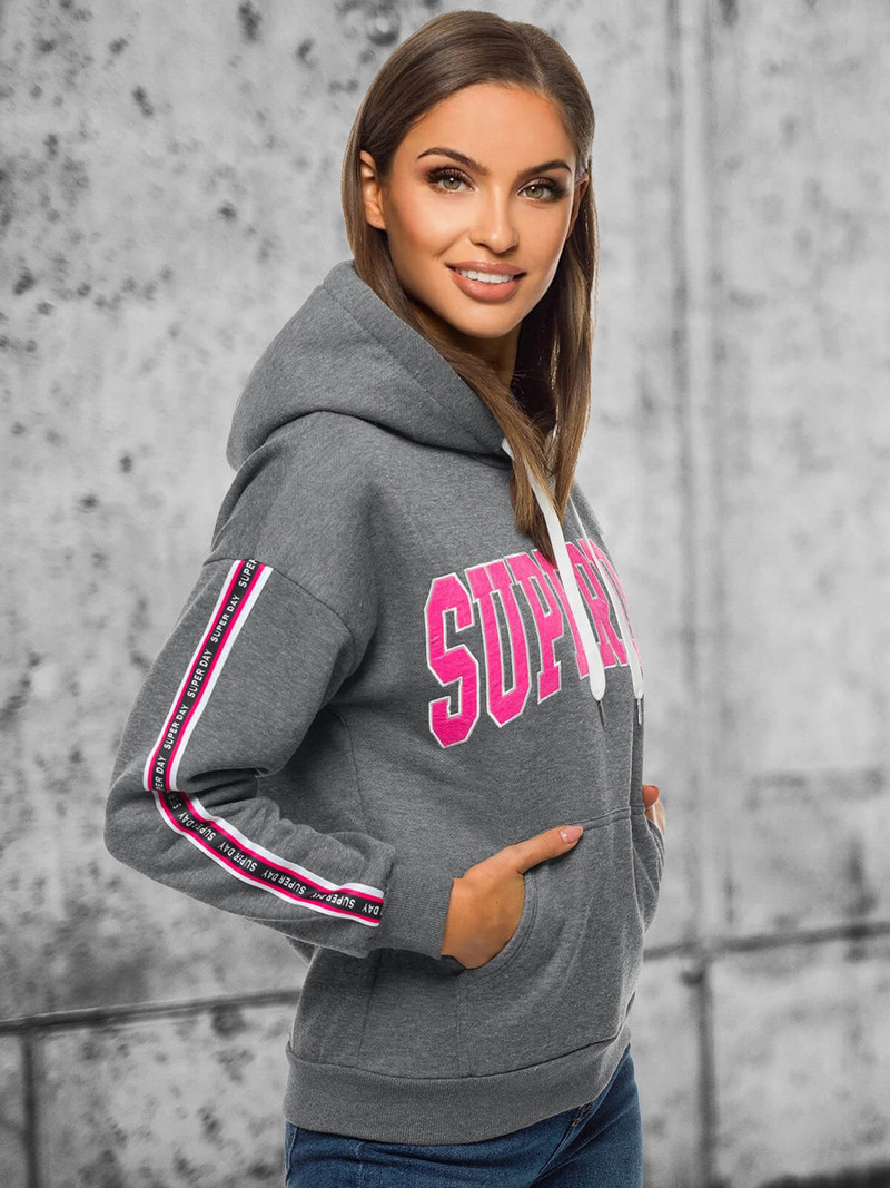 Dámská Mikina Grafitová OZONEE JS/B26014