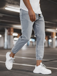 Pánské Kalhoty Jogger Šedé OZONEE DO/6108/3