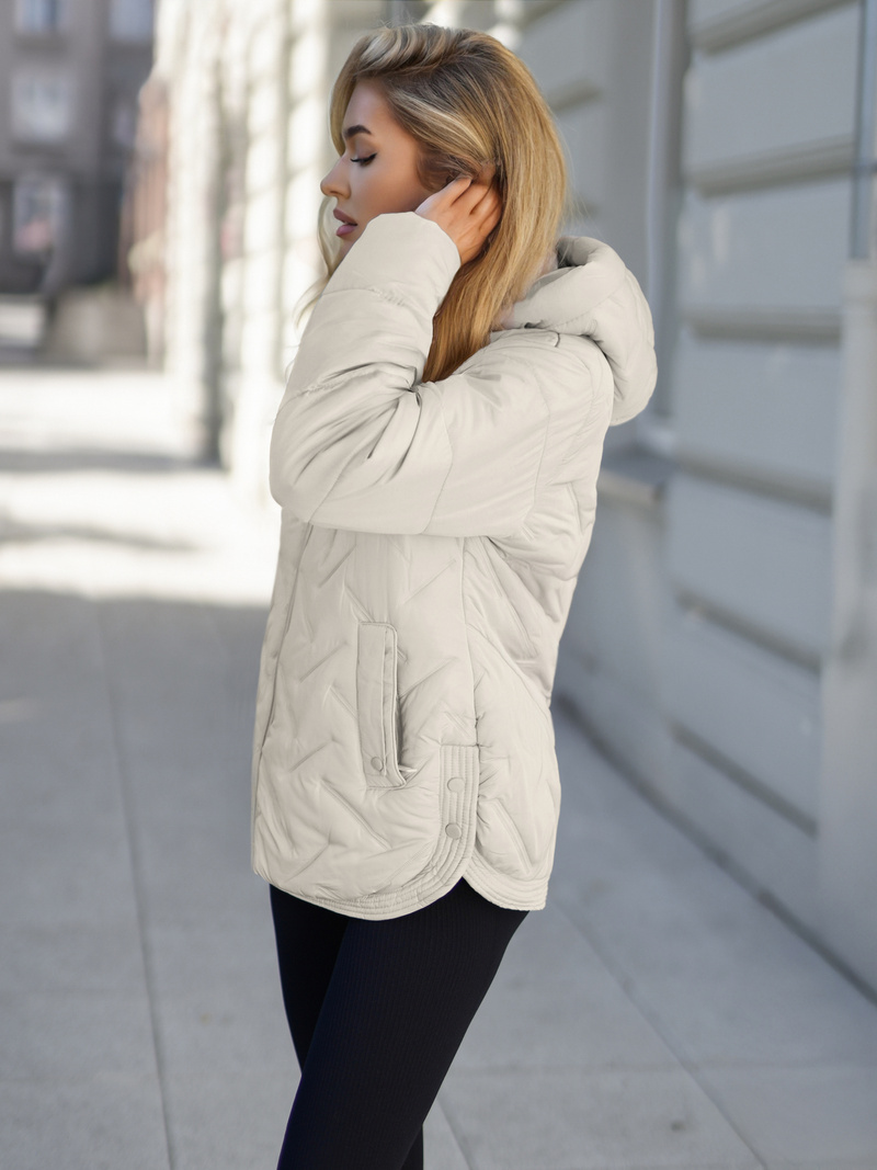 Dámská bunda béžová OZONEE JS/16M9300/280