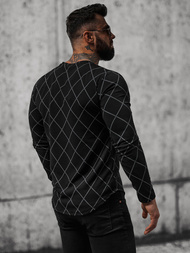 Pánská Mikina Černá OZONEE O/5919BZ