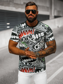 Pánské Tričko Černé OZONEE O/T137/3