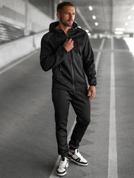 Pánská Tepláková Souprava Černá OZONEE JS/8C1967/3