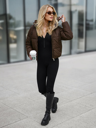 Dámská Bunda Čokoláda OZONEE JS/16M9187/158