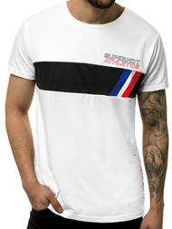 Pánské Tričko Bílé OZONEE JS/KS1957