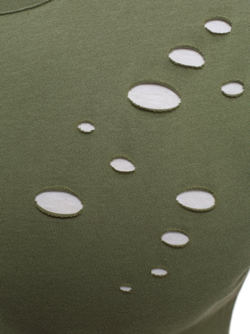 Pánské Tričko Zelené OZONEE O/1115