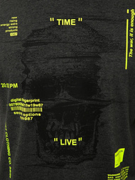 Pánské Tílko grafitovo-žluté OZONEE MACH/M1212