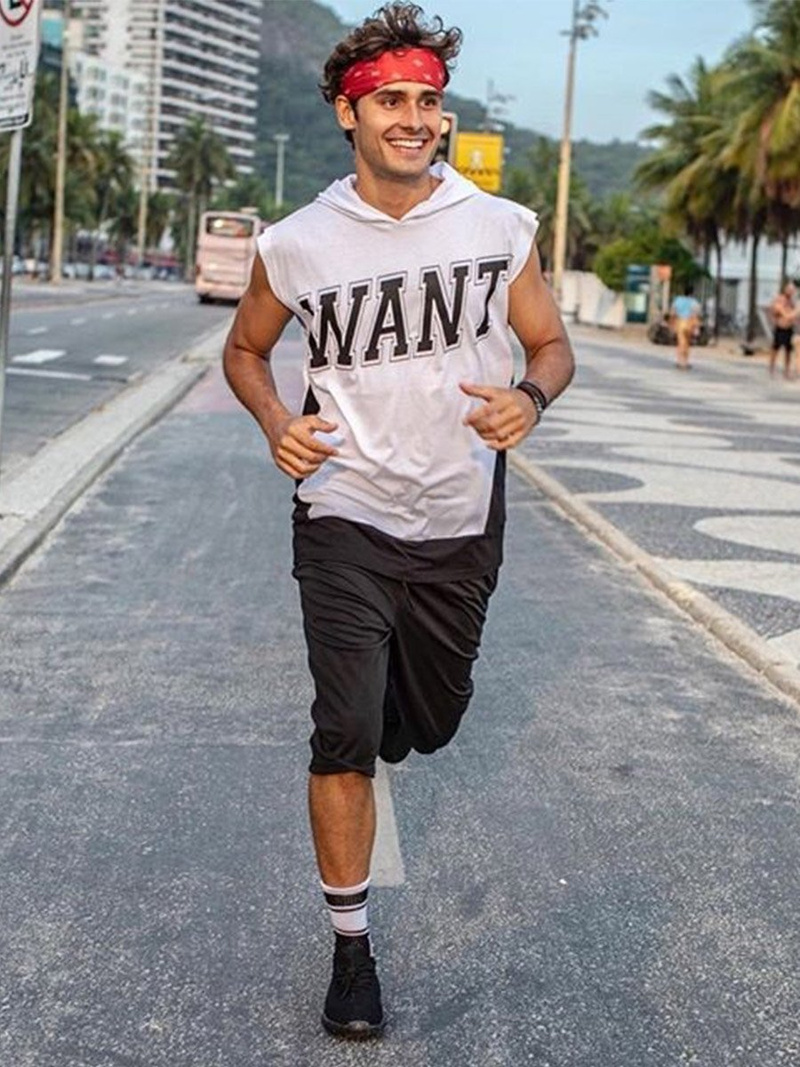 Pánské Tílko Bílé OZONEE B/60042Z