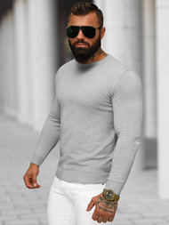 Pánský Svetr Šedý OZONEE NB/MMB602/2Z