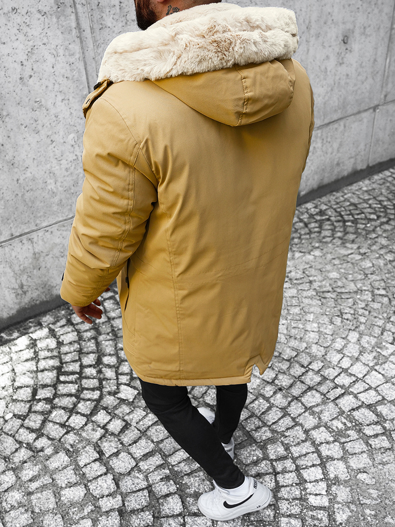 Pánská Zimní Bunda Béžová OZONEE JS/22M51/62