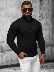 Pánský Svetr Černý OZONEE NB/MM6020/4