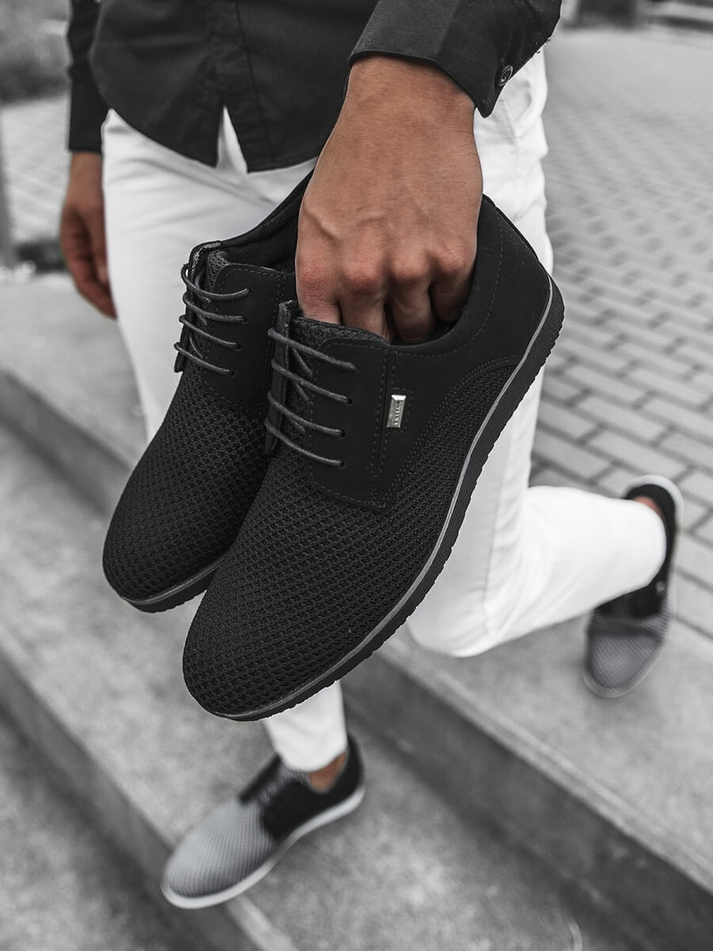 Pánské Boty Černé T/682