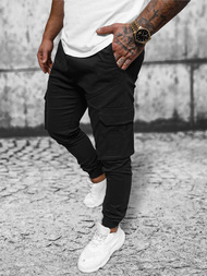 Pánské Kalhoty Jogger Černé OZONEE O/G3043