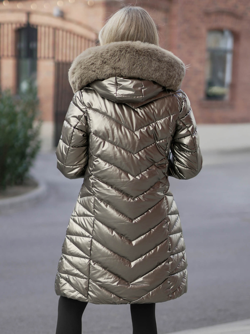 Dámská Bunda Zlato OZONEE JS/16M9100/403Z