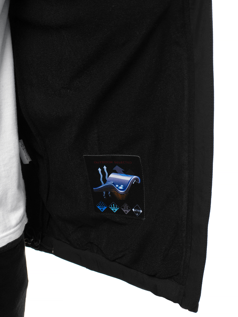 Pánská Bunda Softshell černo-oranžová OZONEE GE/12269Z
