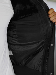 Pánská Zimní Bunda Černá OZONEE O/M798