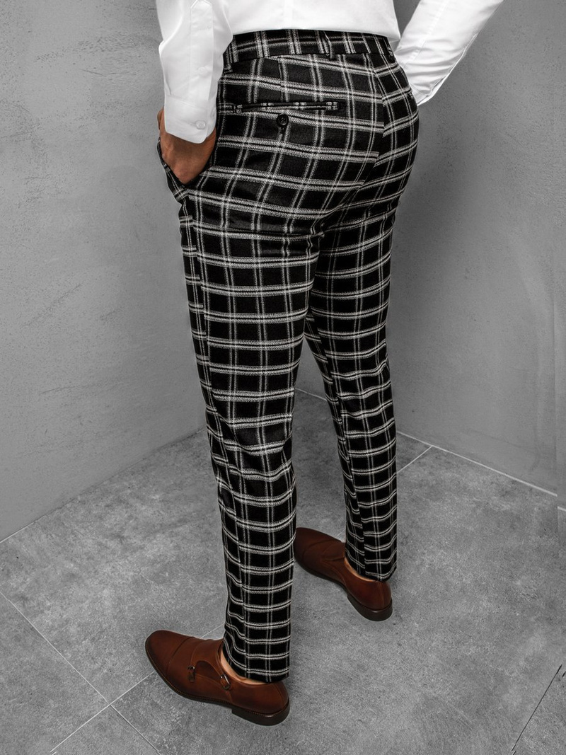 Pánské Kalhoty Černé OZONEE DJ/5532