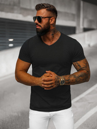 Pánské Tričko Černé OZONEE JS/712007Z 