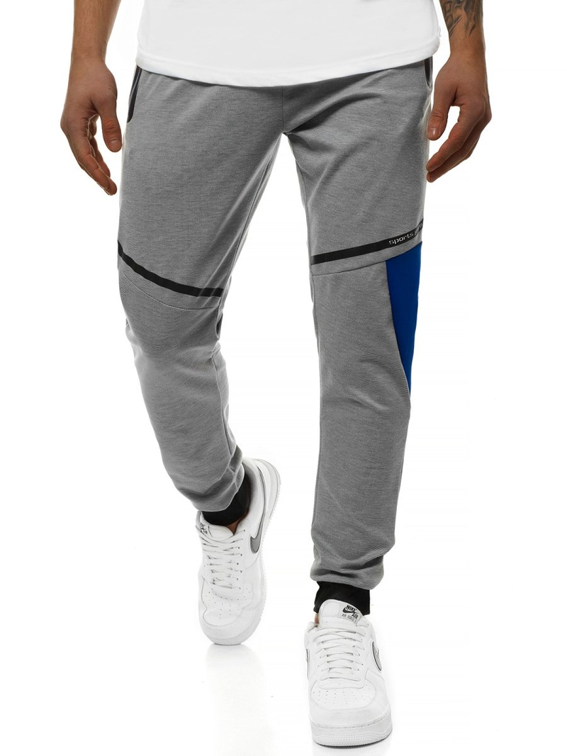 Pánské Tepláky Šedé OZONEE JS/AM106