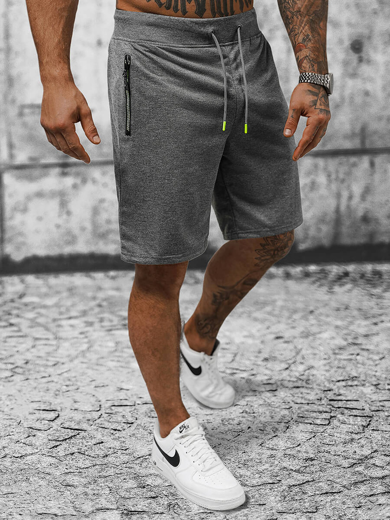 Pánské Kraťasy Grafitové OZONEE JS/8K292