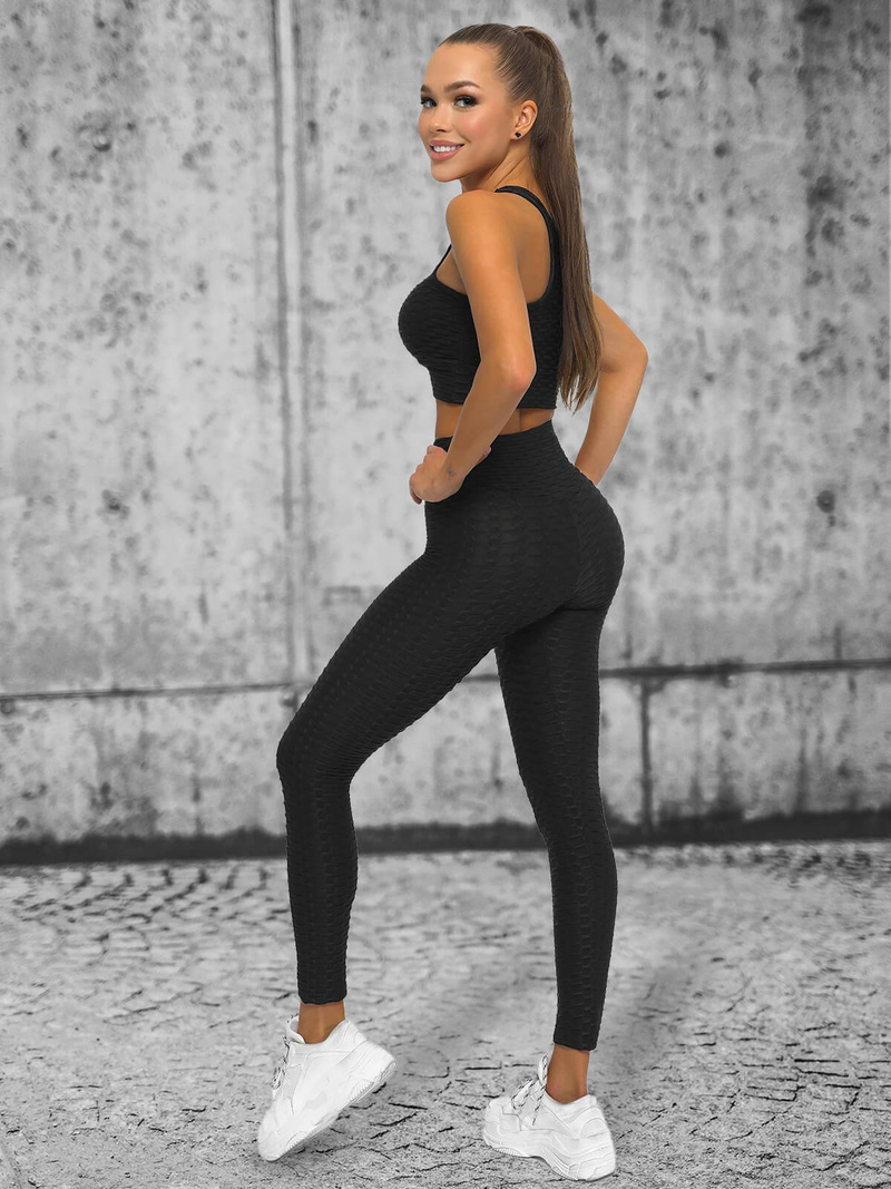 Dámská Dvoudílná Tepláková Souprava Černá OZONEE O/22753