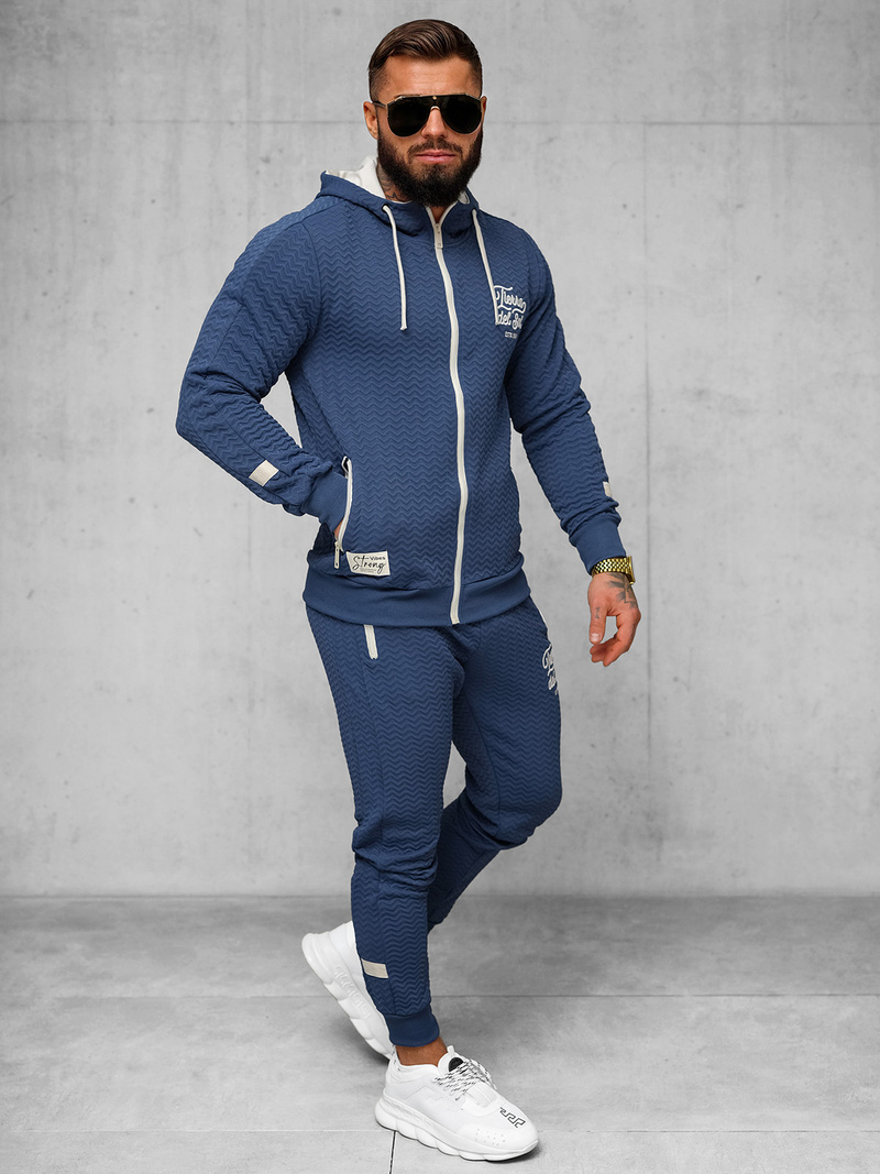 Pánská Tepláková Souprava Indigo OZONEE O/FF5032AB