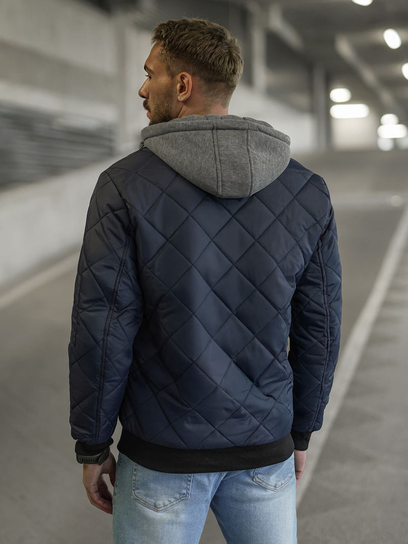 Pánská Bunda Námořnická Modřá OZONEE JS/8M986/215Z