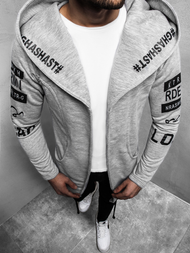 Pánská Mikina Šedá OZONEE A/11110Z