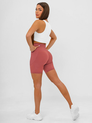 Krátké dámské legíny burgundské OZONEE JS/XY24026S