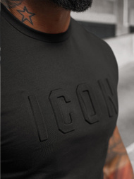 Pánské Tričko Černé OZONEE NB/MT3111