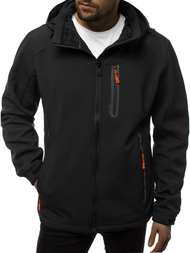 Pánská Bunda Softshell černo-oranžová OZONEE GE/12269Z
