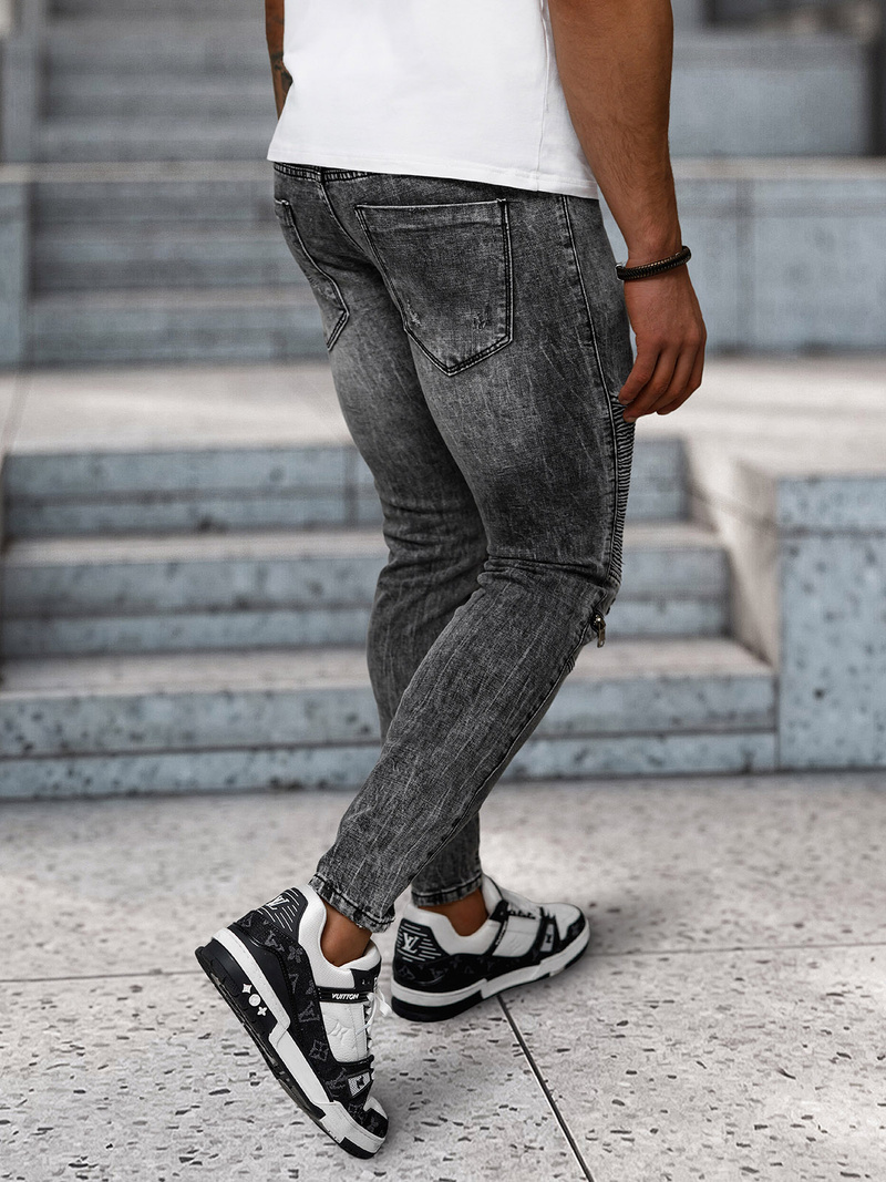 Pánské Džíny Černé OZONEE NB/MP0069N