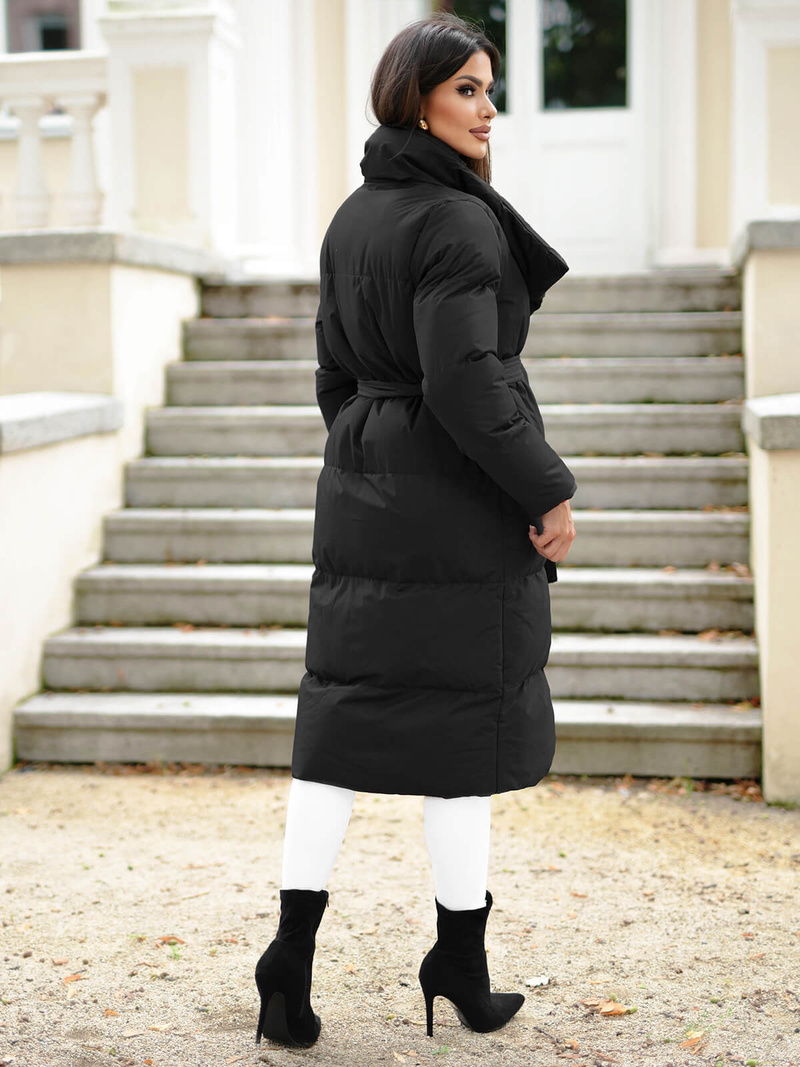 Dámská Bunda Černá OZONEE JS/M737/392Z