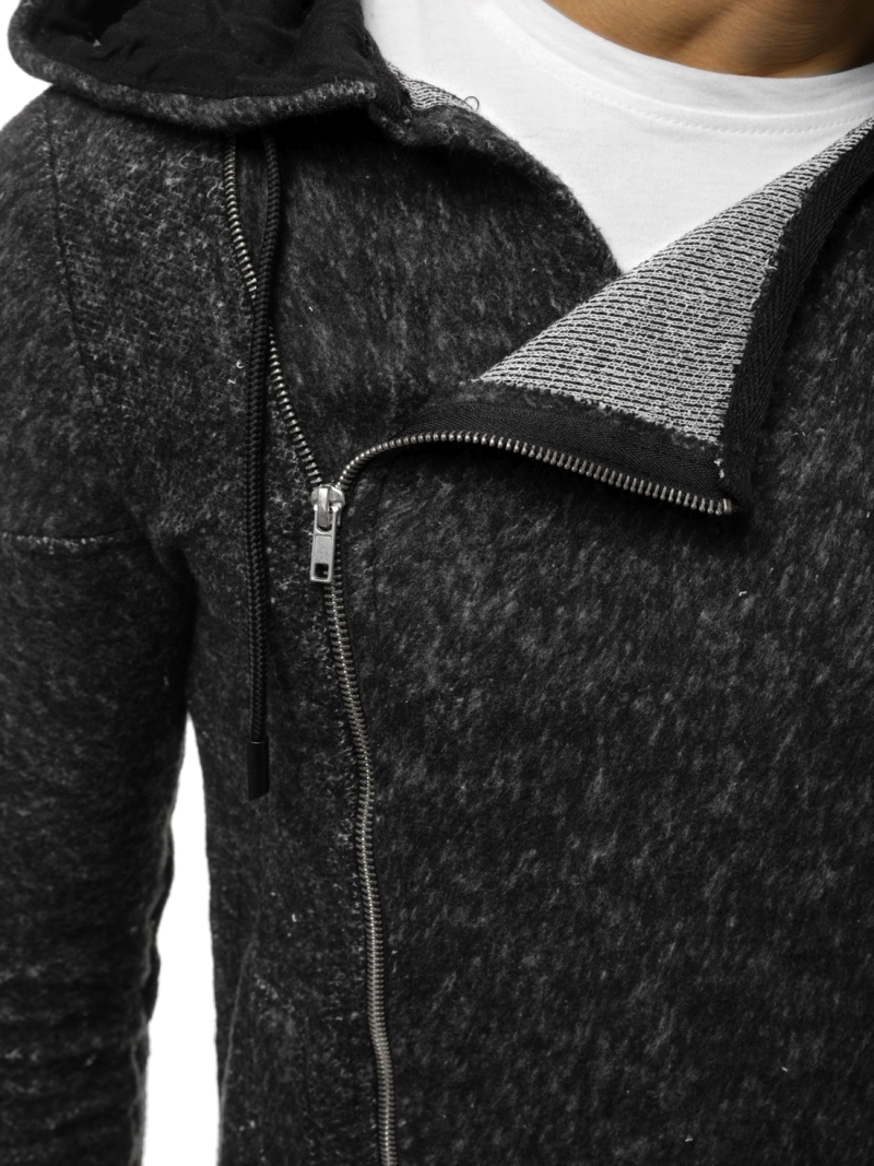 Pánská Mikina Černá OZONEE B/171693Z